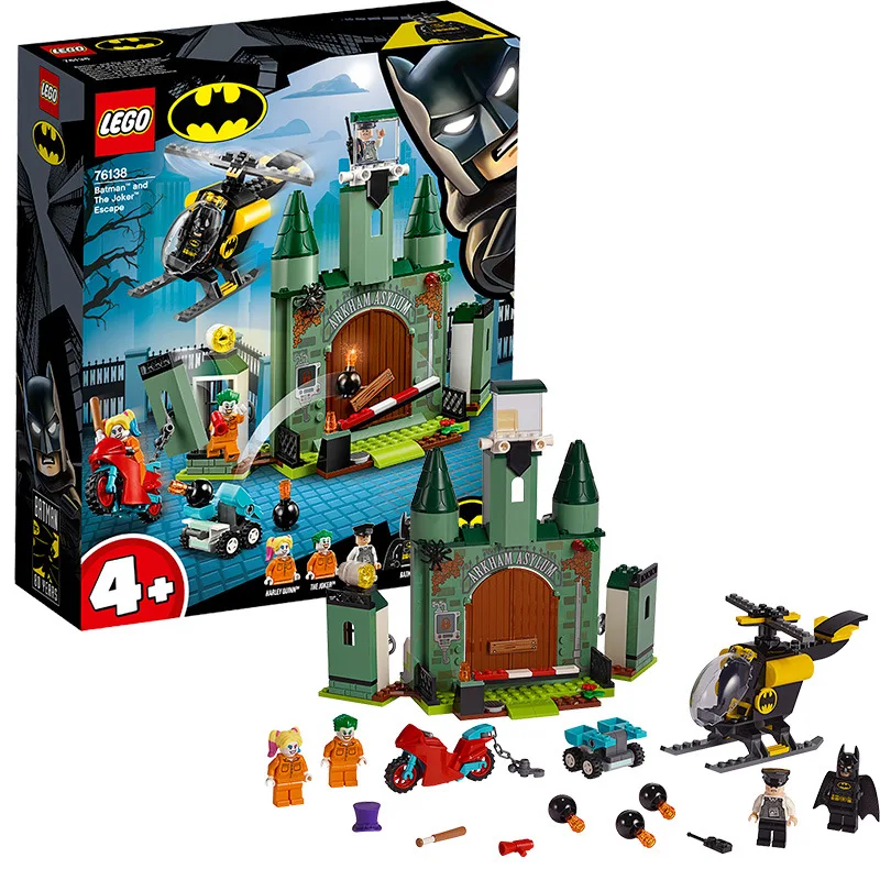 

July New Products Lego lego dc Superhero Series 76138 Batman Clown Great Escape Building Blocks