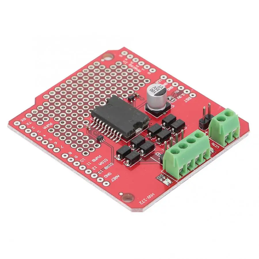 Запчасти для 3D-принтера L298P AVR/LPC/STM32 Модуль платы драйвера большого тока с 4 контактами цельнометаллический 3D-принтер