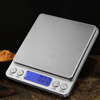 

Portable Digital Bead Scale Kitchen Household Food Scale 0.1g 0.01g Precision Electronic Scale Platform Scale Without Battery