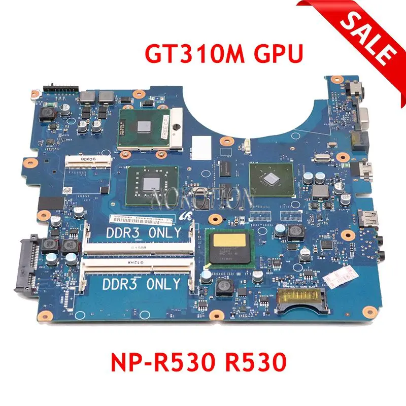 NOKOTION BA92 06345A для Samsung 06345B R530 материнская плата ноутбука DDR3 PM45 GT310M GPU free