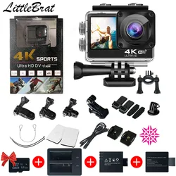 Caméra d'action sous marine F300AA 4K30FPS, Double écran Ultra HD, grand Angle de 170 degrés, étanche, 98 pieds 