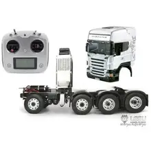 1/14 LESU Металлическое шасси DIY Her Highline Sca Cab RC тягач FS i6S THZH0305