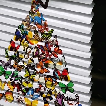 

Aluminum alloy blinds printing kitchen oil-proof office shading hand pull up and down