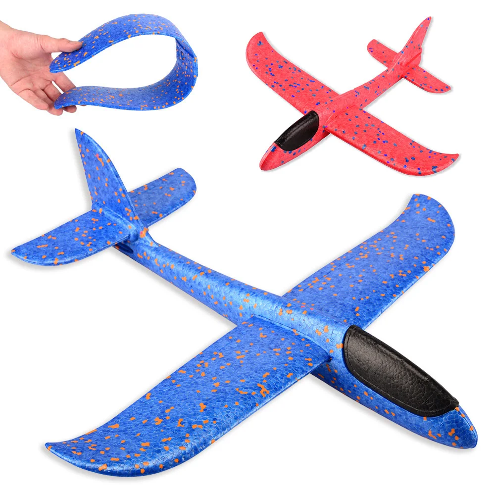 Foam Model Airplanes Hand Throwing Large foam Glider Flying Toys For
