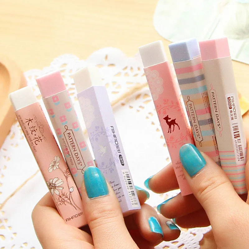 

1PCS Elegant Long Cleansing Drawing Painting Rubber Eraser Stationary Gift