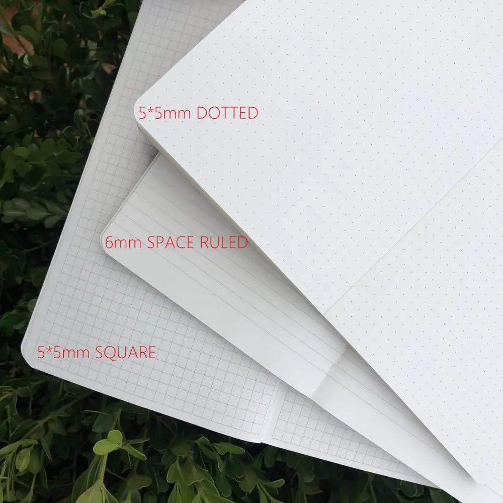 Billige PU leder notebook kunst sketch dot grid kugel journal 100gsm papier 192 seiten