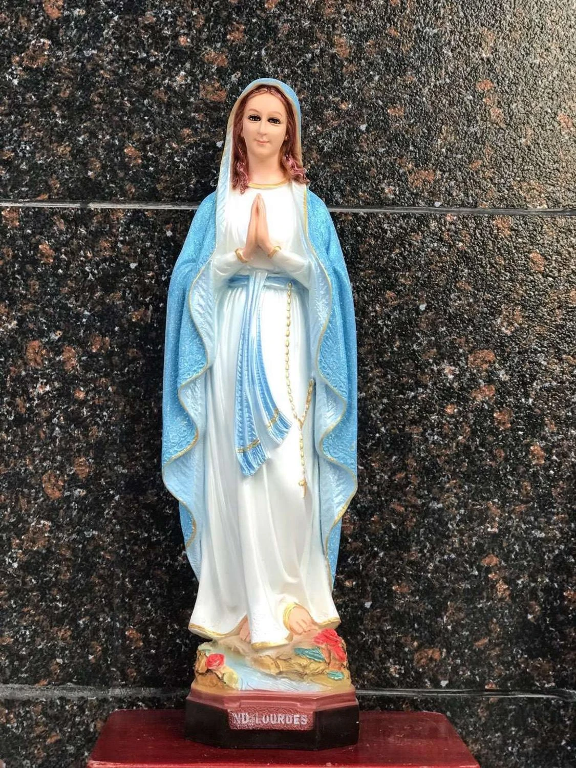 聖母マリアの女神マドンナリュード 50cm 大きなキリスト教 カトリック 聖母マリア 家の保護 祈りの像 彫像 彫刻 Aliexpress
