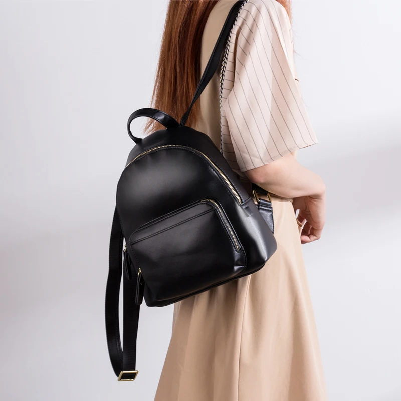 

MABULA Original Luxury Design Handmake Backpacks for Women High Quality Leather Daypacks Casual Waterproof Travel Backpack