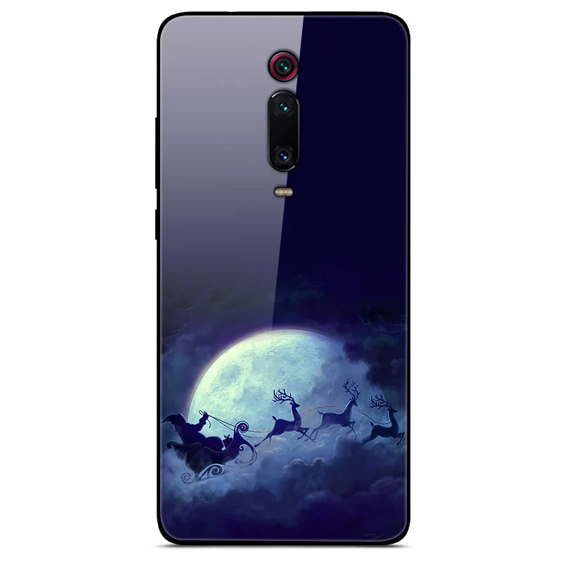 Tempered Glass Case For Xiaomi mi 9T Cover Mi9T Pro Soft Bumper 3D Cat Printing Funda For Xiaomi mi 9T Pro mi9T Mi9 T Phone Case - Цвет: 50