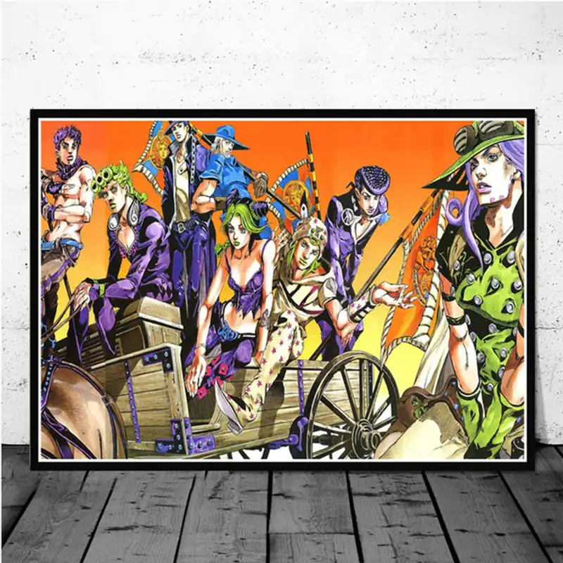 キャンバス壁アートワークアニメポスターホーム装飾hdプリント絵画現代のモジュラーcuadros額縁リビングルームのための 絵画 書道 Aliexpress