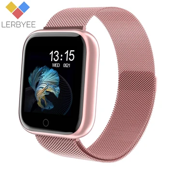 

Lerbyee P80 Sport Smart Watch Full Screen Touch Waterproof Fitness Band Bluetooth Heart Rate Monitor Pedometer Smartwatch 2020
