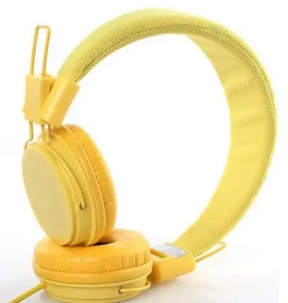 QIUBOSS candy color Kids Wired Ear Headphones DC028