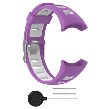 

Replacement for Quest M1 M2 M4 M5 Smart Watch Str Soft Silicone Bracelet Smart Watch Strap Band