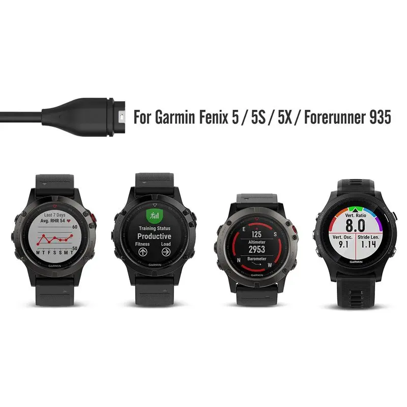Замена USB кабель синхронизации данных и зарядки провода для Garmin Fenix 5/5S/5X/Forerunner 935/Quatix 5/Quatix 5 сапфир/Vivoactive 3