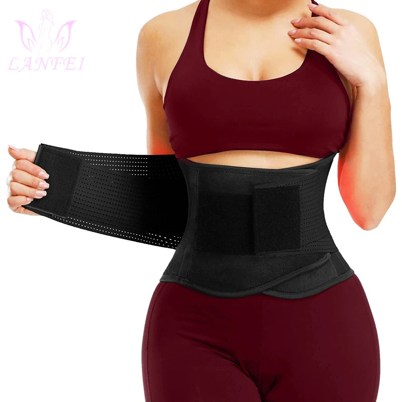 target shapewear LANFEI Women Waist Trainer Belt Sauna Sweat Tummy Tuck Control Corset Slimming Body Shapers Trimmer Gym Fitness Strap Belly Band shapewear shorts