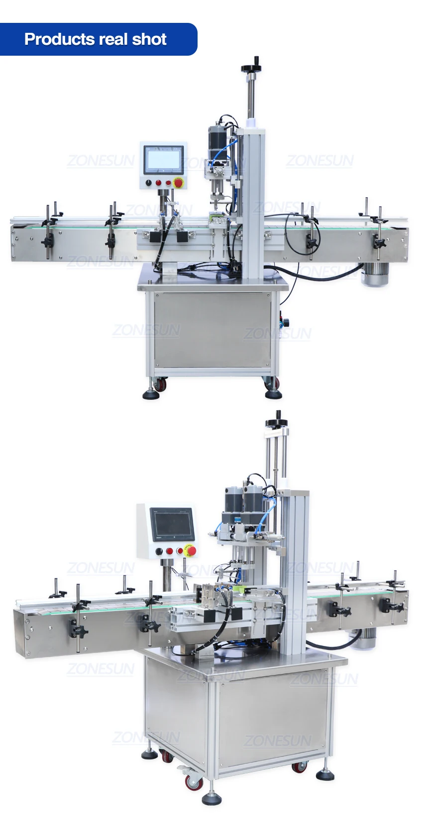 ZONESUN ZS-XG16 Pneumatic Automatic Bottle Capping Machine