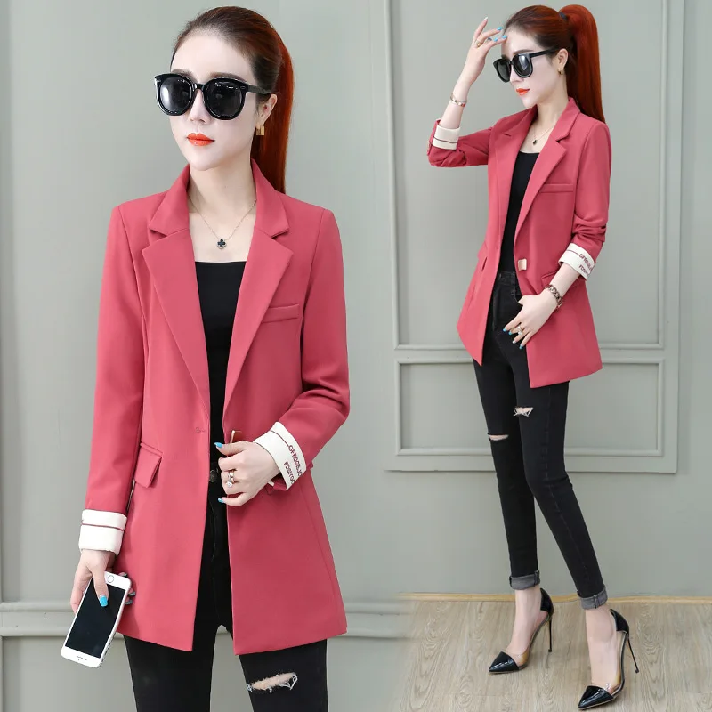 

Early Autumn Small Suit Coat Women's 2019 Autumn New Style Korean-style Fashion Elegant Casual Women's Blazer Spring And Autumn