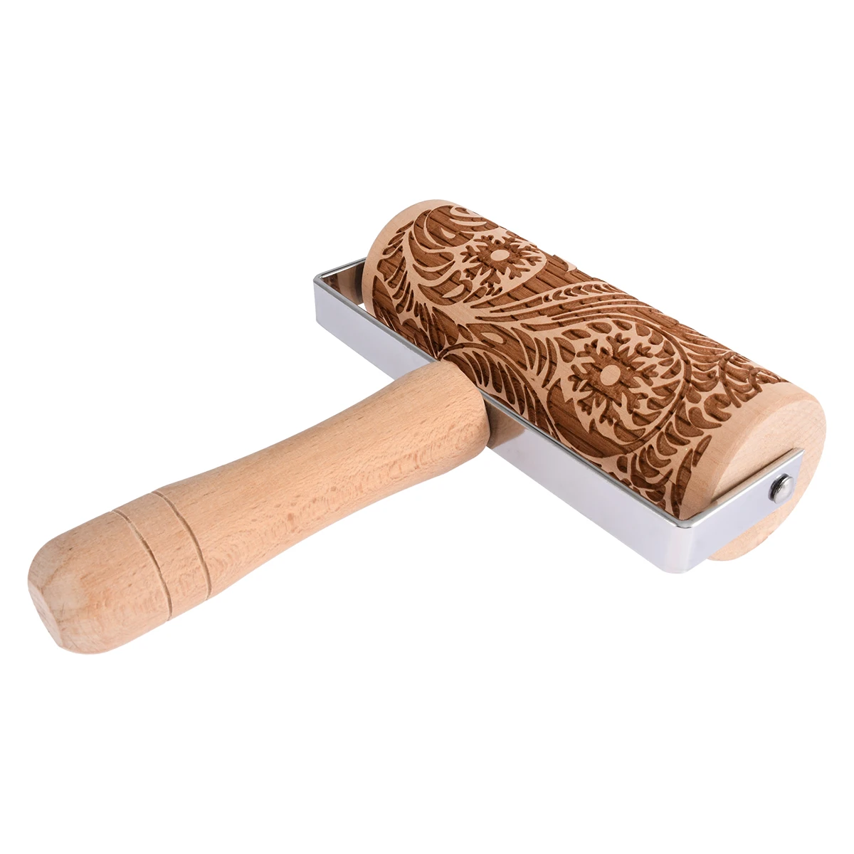 

5*14cm Push-Style Christmas Embossing Rolling Pin Printed Cookie Dough Stick Fondant Tool Baking Cake Kitchen Roller Pins