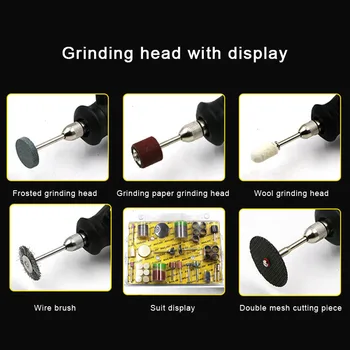 

105pcs Grinding Polish Cutting Tool Set Cut Electric Rotary Engraving Accessory Bit Wood Metal THIN889
