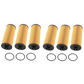 

6Pcs Oil Filter 68079744 Fits for Jeep Grand Cherokee Wrangler 2012-2013 Engine Oil Filter