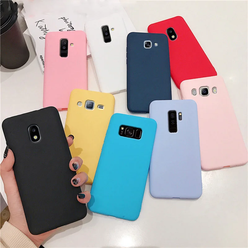 

JASTER new candy color silicone for Samsung galaxy j7 j6 j5 j4 j3 j2 For 2018 2017 2016 2015 mobile phone case
