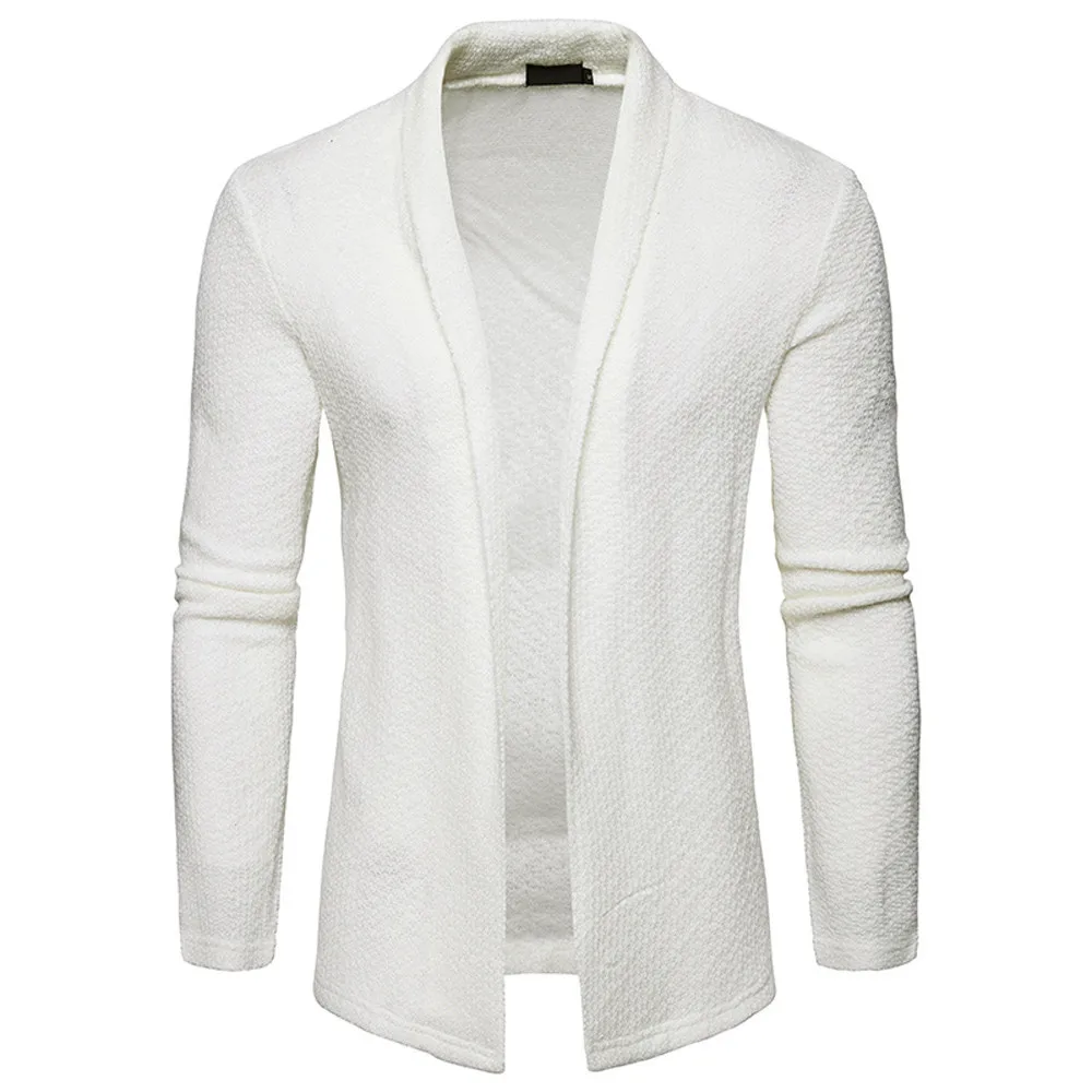 

Man's Jackets And Coats Winter Brand Long Sleeve Men's Spring Casual Solid Cardigan Knit Knitwear Coat Jacket Masculine Jacket