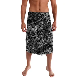 Polynesian Island Design Fashion Light Ethnic Style Island Wear Full Service Pattern Customization OEM Wholesale Men Half Skirt