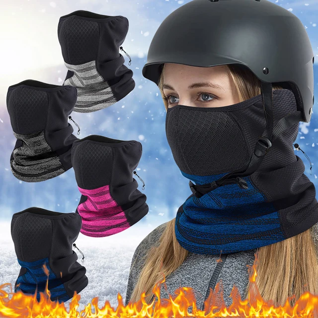 Balaclava Full Face Mask Men Women Cycling Ski Winter Warm Neck