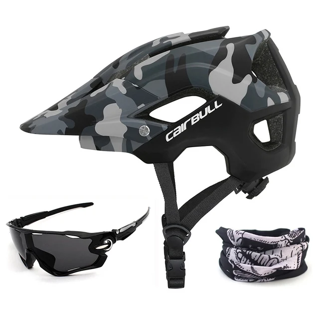 CAIRBULL All terrain Camouflage Bike Helmet Ultralight Bicycle Cycling  Helmet XC AM Integral MTB Riding Helmet Casco Bicicleta|Bicycle Helmet| -  AliExpress