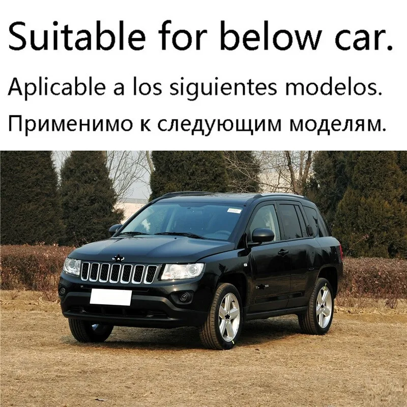Para авто Drl аксессуары лампа Стайлинг Assessoires огни наружные светодиодные Автомобильные фары 11 12 13 14 15 для JEEP Компас