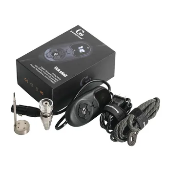 

Greenlightvapes G9 Tick Enail Henail Kit TC Mod with Quartz Titanium Portable Electric Dab Kit for Oil Rig Glass Bong