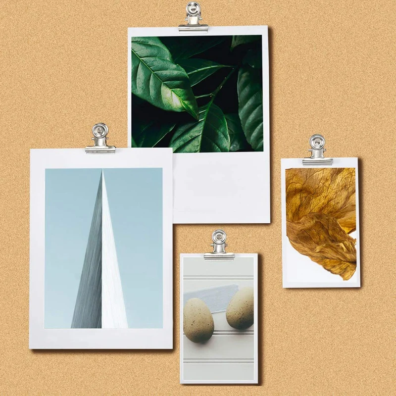 20 Pieces Push Pins Clips Tacks Clips Thumb Clips Wall Clips with Pins for Cork Boards Cubicle Walls Using Art Projects Photos
