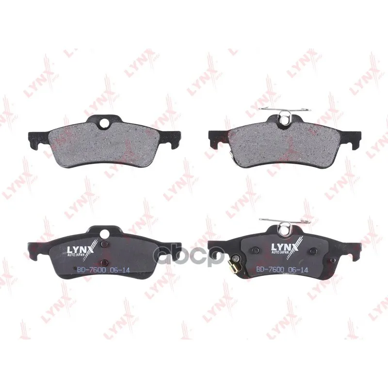 Колодки Тормозные Дисковые Toyota Yaris(_p13_) 11- / Yaris(_p9_) 06- LYNXauto арт. BD7600