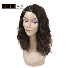 Парики из натуральных волос на кружеве MORICHY 13x2, бразильские вьющиеся парики, боковая часть, парики из волнистого кружева, 150% плотность, не Реми