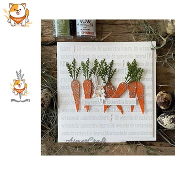 

Carrot Vegetable Metal Cutting Dies Scrapbooking Stencil DIY Decorative Embossing Craft Die Cuts Card Making New Dies For 2020