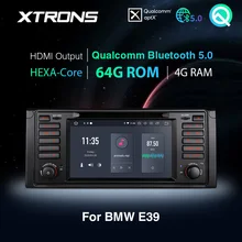 XTRONS Qualcomm Bluetooth 5,0 Android 10,0 PX6 Auto Stereo Radio DVD-Spieler GPS Für BMW E39 1995-2003 M5