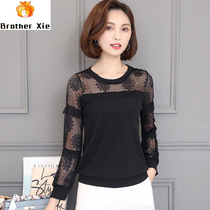 

Big Plus 3xl Size Blusas Feminina 2020 New Korean Spring Autumn Women New Loose Pink Black Cute Sweet Shirts Female