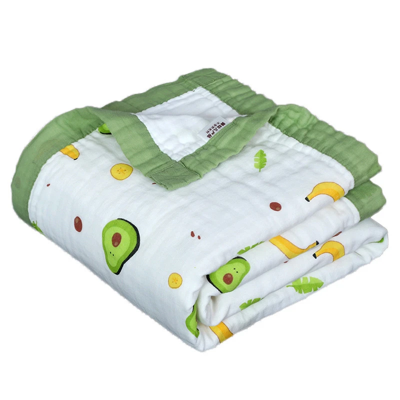 cooling mattress topper Happyflute Bamboo Cotton Soft Baby Blankets Newborn 6Layers Muslin Swaddle Blanket for Newborn Baby Bath Towel mattress protector