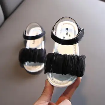 

Fashion Sandals for Girls Summer 2020 Children Kids Baby Girls Princess Sandals wedding shoes pink Out shoes D233