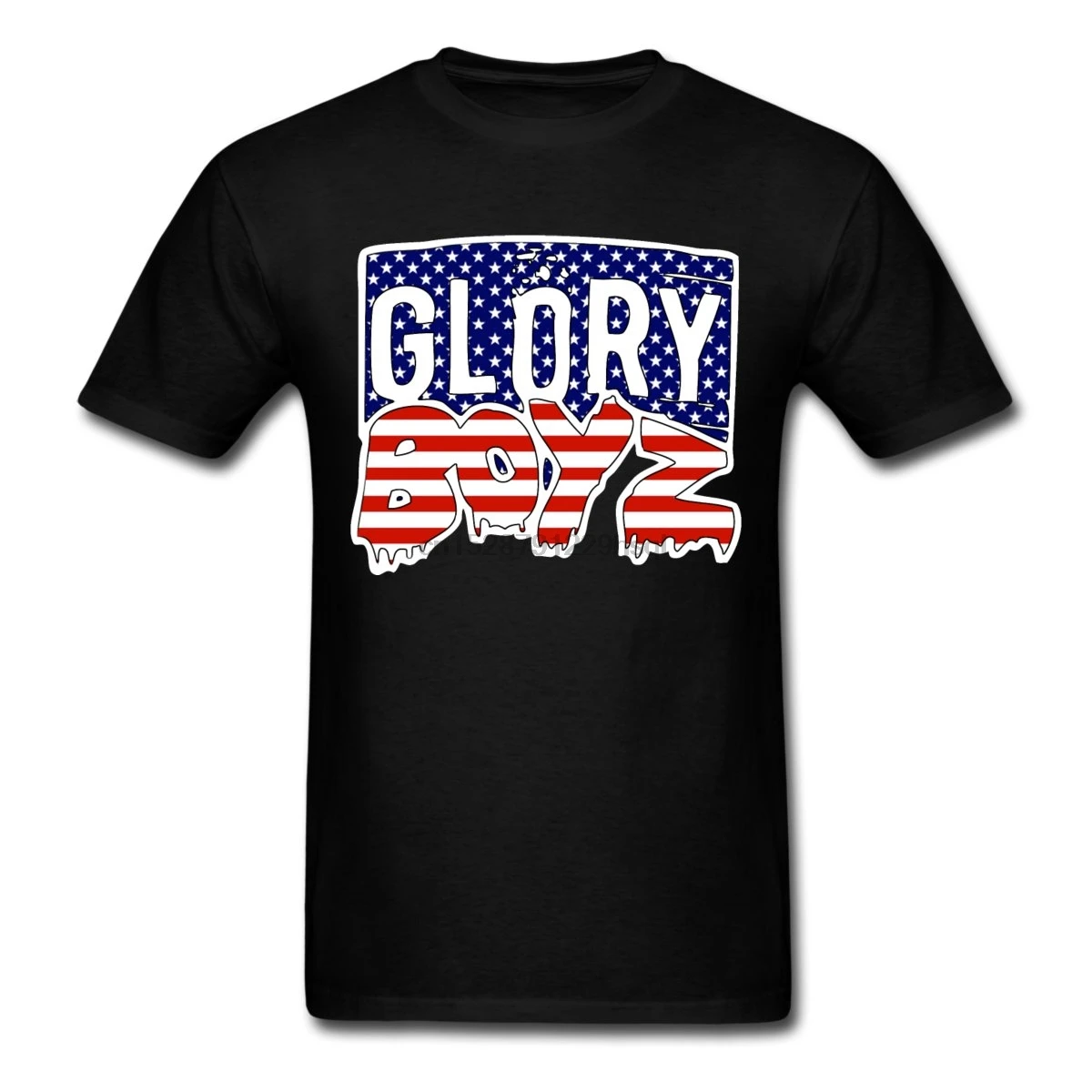 Мужская футболка Glory Boyz логотип США 100% хлопковая для мужчин мужские футболки топы