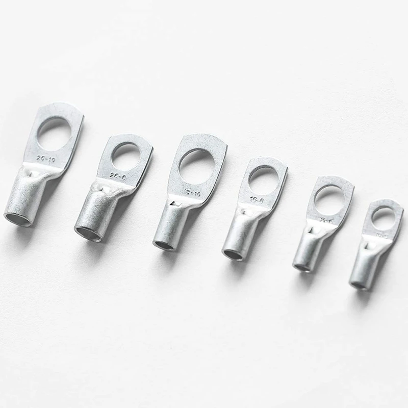 Горячая XD-100Pcs с отверстием для болта, из луженой меди терминалы комплект провода терминалы соединителя кабельных наконечников Батарея Sc терминалы представление полости рта