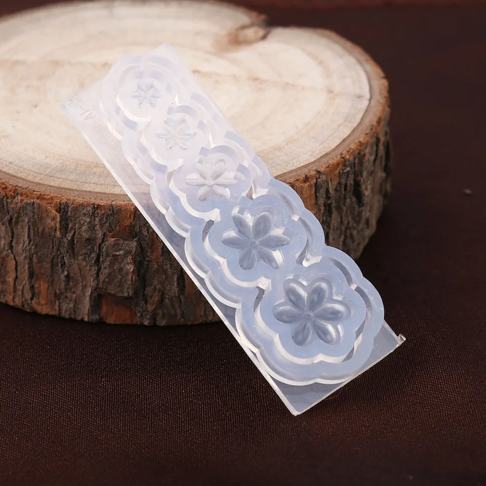 DoreenBeads силиконовая смола форма для изготовления ювелирных изделий Прямоугольник прозрачный цветок кнопка сердце геометрический DIY ювелирные изделия 1 шт