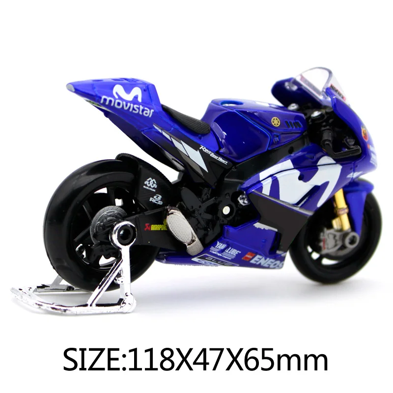 Maisto 1:18 YAMAHA 46# Валентино Росси 25# виньялес модель мотоцикла Moto GP YZR M1 Мотоцикл Модели Diecast коллекция детских игрушек подарки