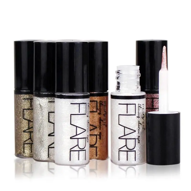 Professional Makeup Liquid Glitter Eyeliner Silver Rose Gold Color Shiny Eye Liners for Women Eye Pigment Korean Professional Makeup Liquid Glitter Eyeliner Silver Rose Gold Color Shiny Eye Liners for Women Eye Pigment Korean
