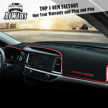 Aiwins Car styling For Toyota Highlander- Instrument panel central control sunscreen insulation mat