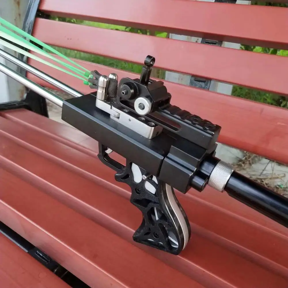 Slingshots V9 Outdoor Hunting Slingshot Rifle Double Safety Device