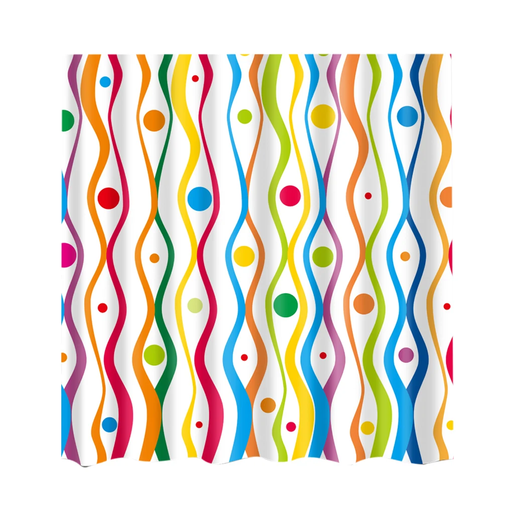 1PC Various Large Size Shower Curtain With Several Design, Waterproof, Odorless, Eco-Friendly, 180x180cm Shower Curtain