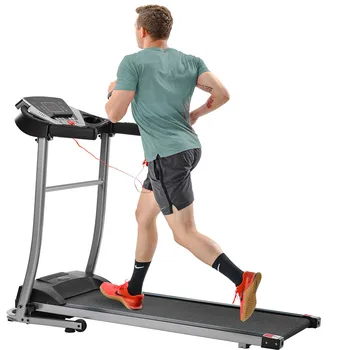 

Fitness Shaping Foldable Treadmill 0-15 km / h Running Walking 2 in 1 Noiseless App Control, with Armrest for Family Exercise