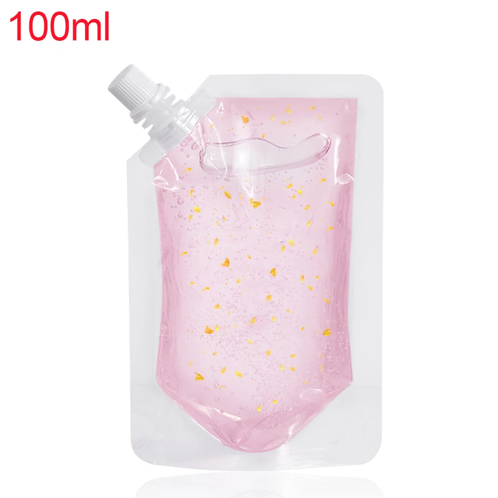 Pink Lip Gloss Base Gel DIY Gold Foil Moisturizing Lip Gloss Temperature Color Temperature Change Lipgloss Base Makeup lip gloss