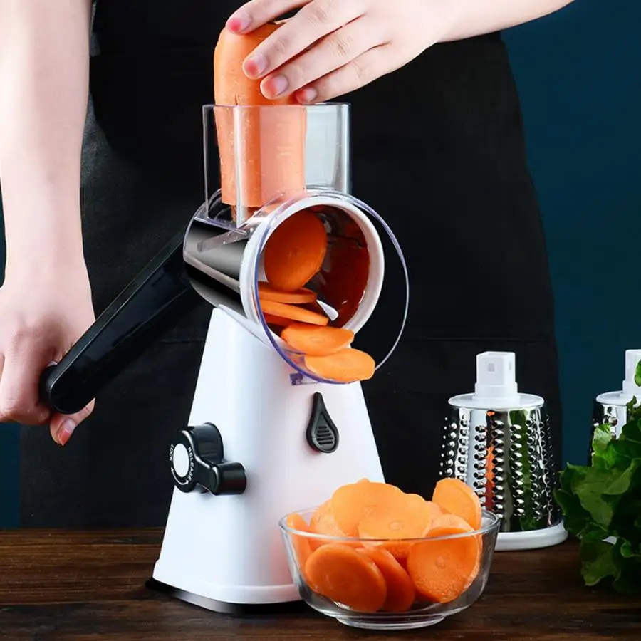 Бытовая многофункциональная ручная овощная спиральная кухонная Терка с ручным вращением для овощей измельчитель резак инструмент для измельчения